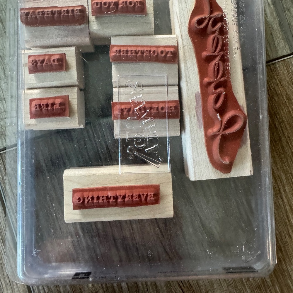 Stampin' Up! Happy Everything 8pc Stamp Set - Picture 2 of 3
